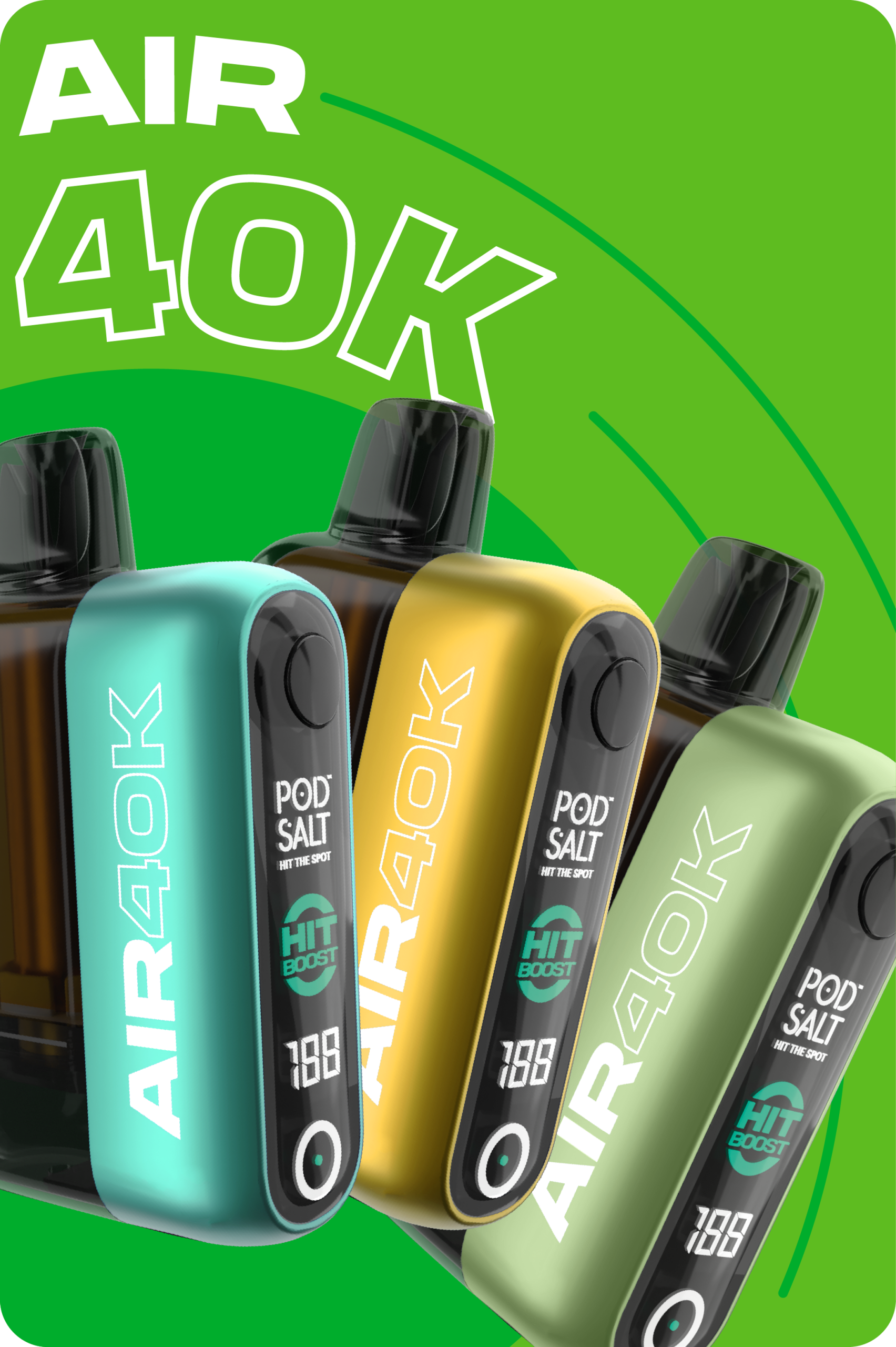 Pod Salt Air 40K high puff vape device USA